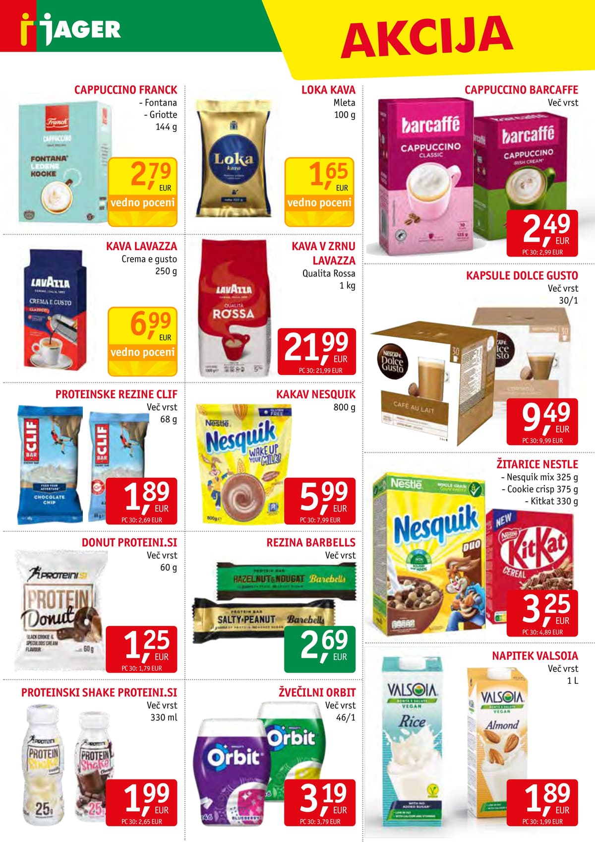 Stran 10. Jager kataloga - Živila od 17.03.2026.