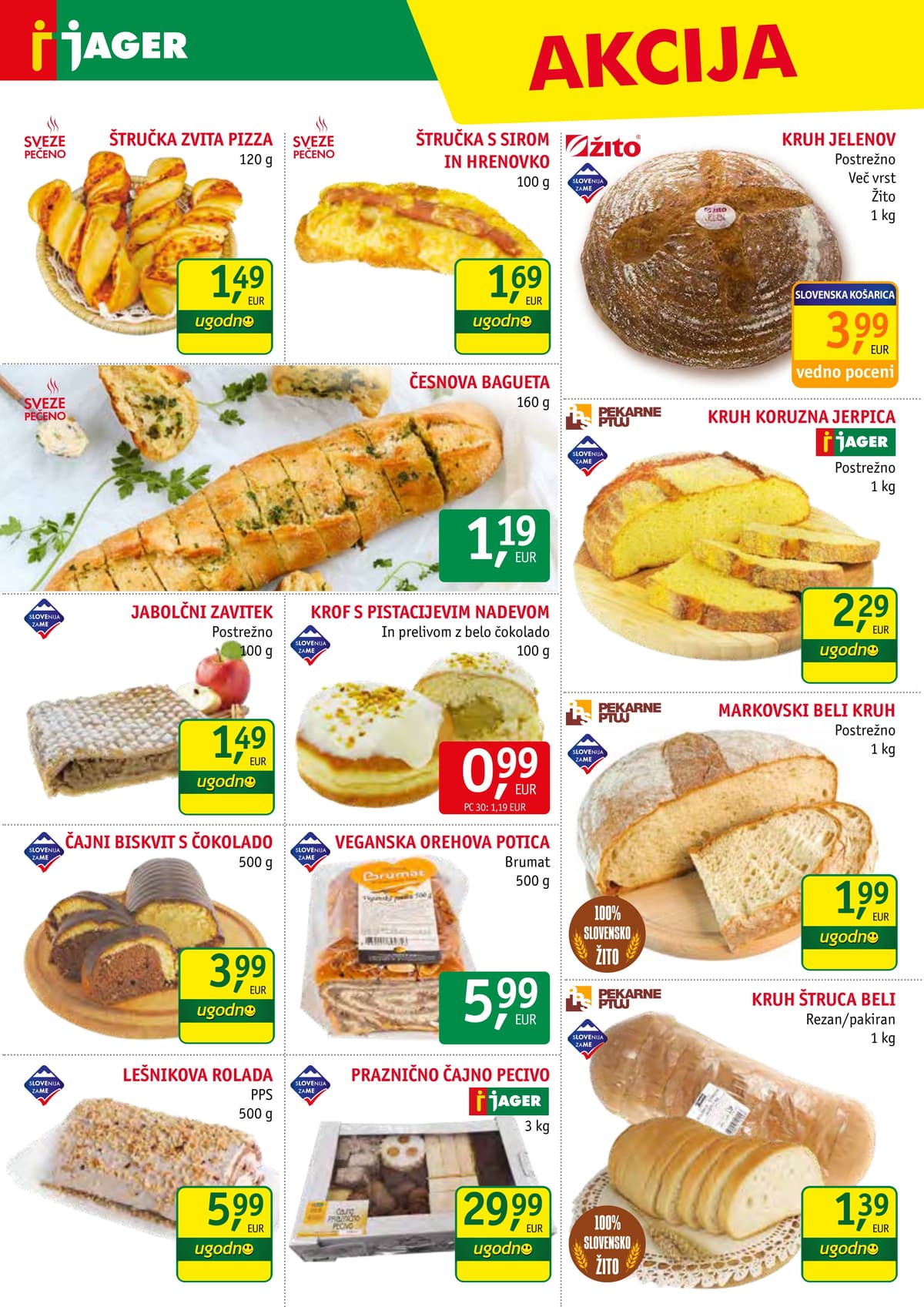 Stran 6. Jager kataloga - Živila