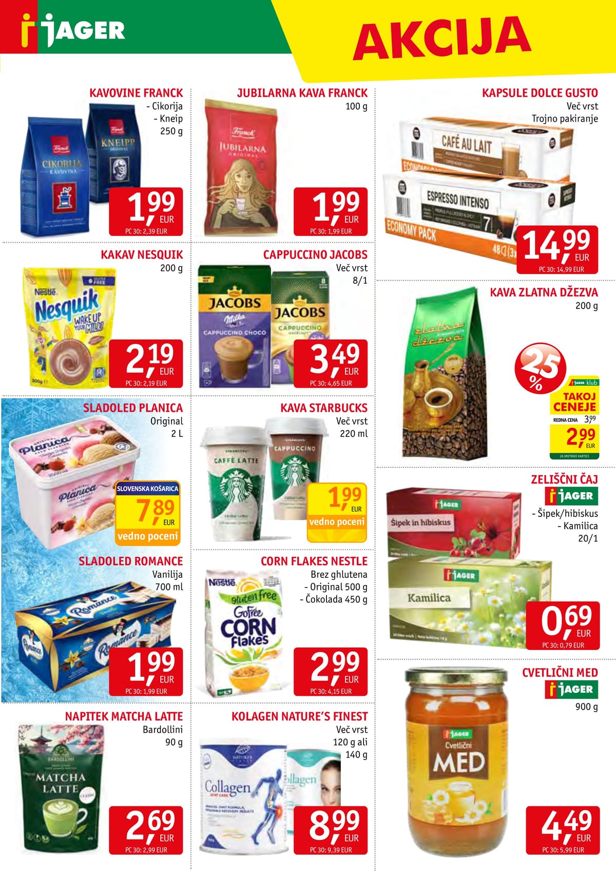 Stran 13. Jager kataloga - Živila od 24.03.2026.