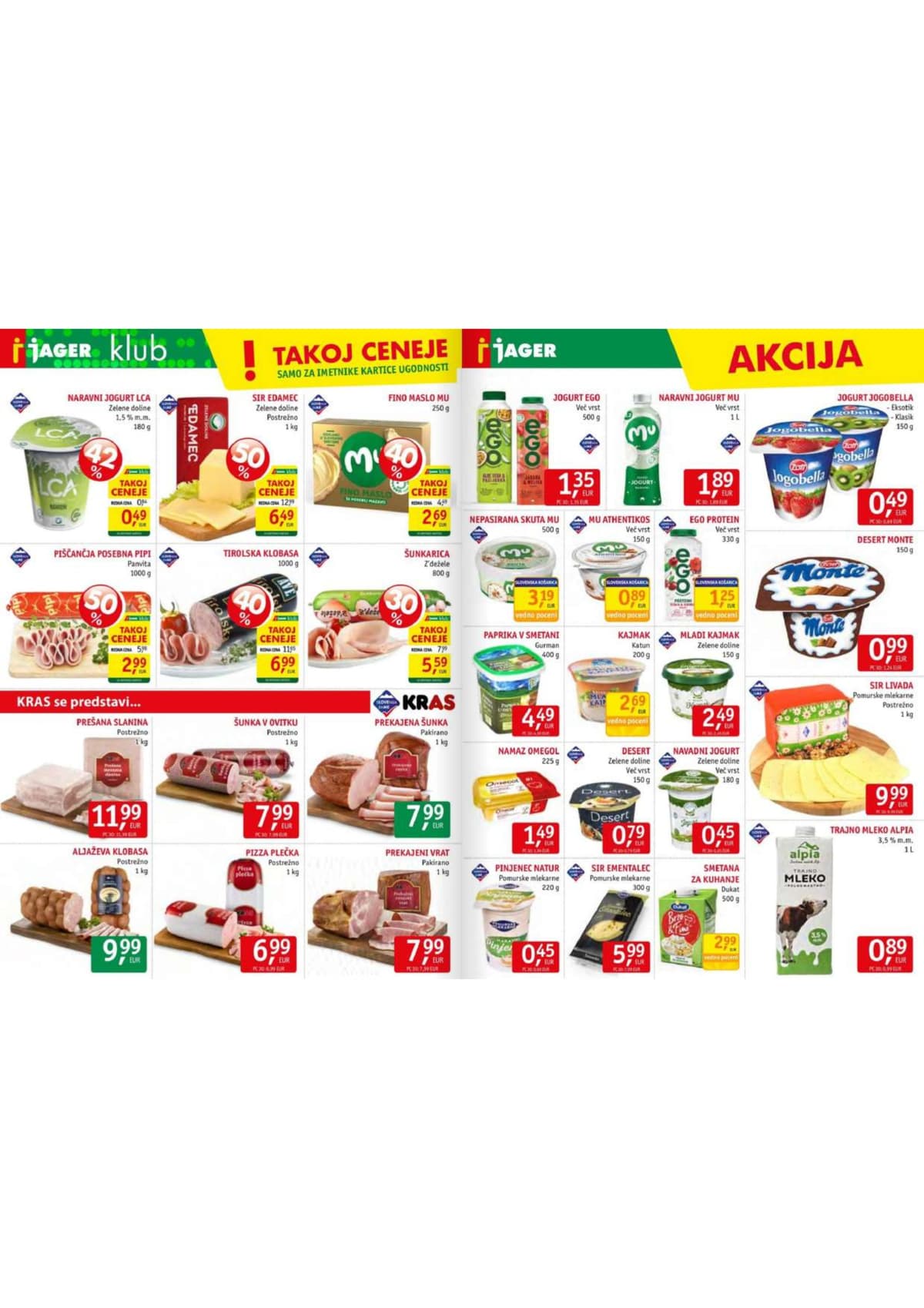 Stran 3. Jager kataloga - Živila