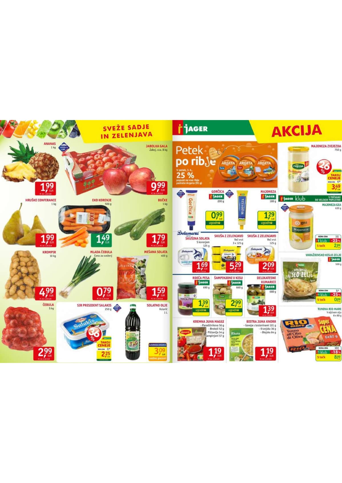 Stran 5. Jager kataloga - Živila od 31.03.2026.