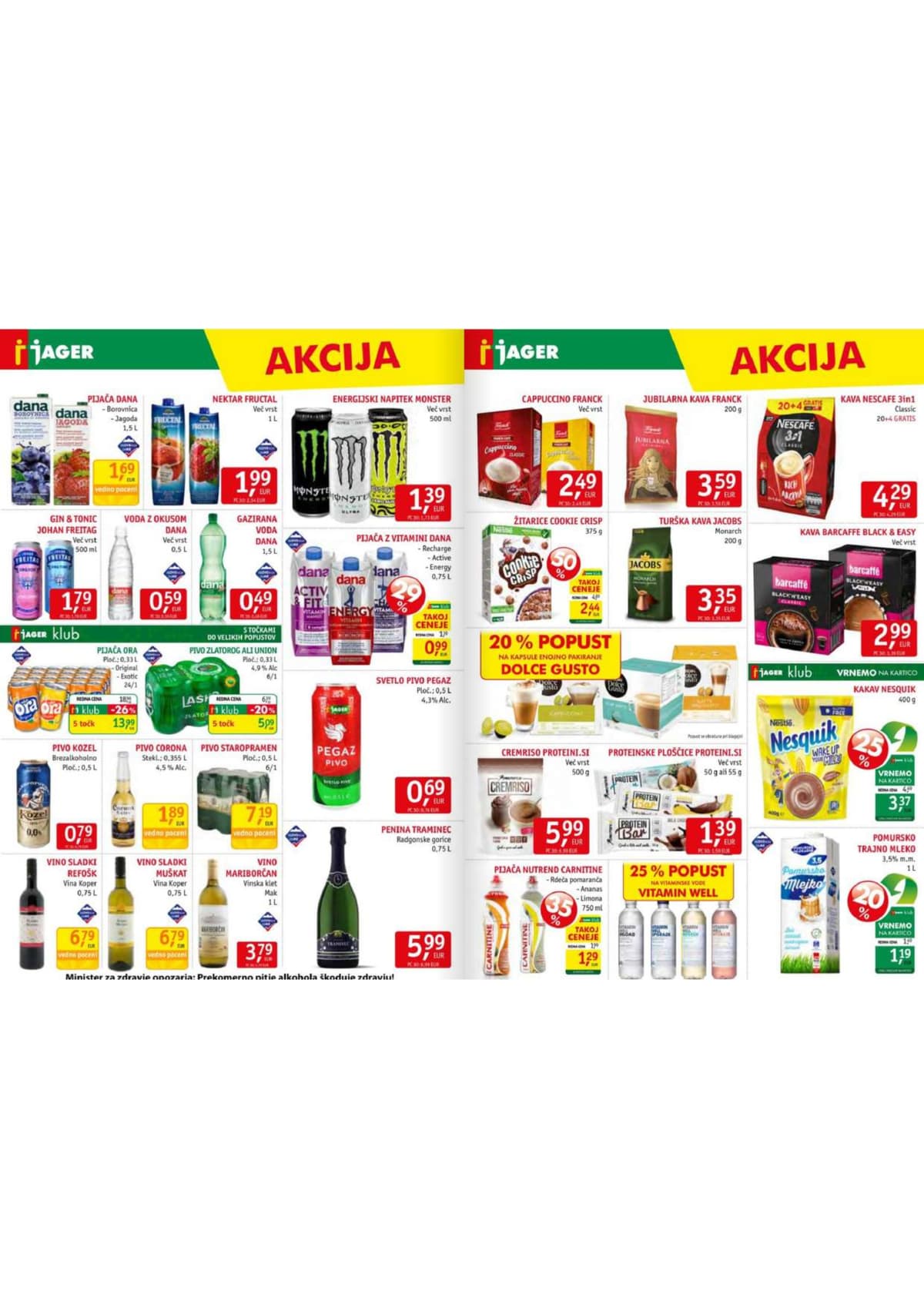 Stran 7. Jager kataloga - Živila od 31.03.2026.