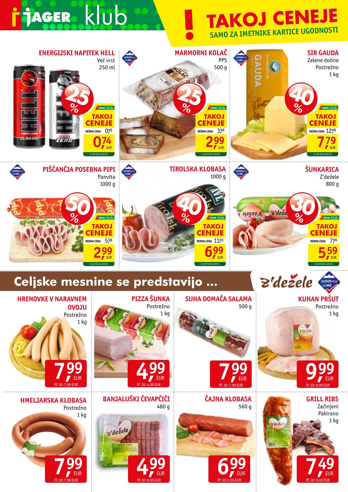 Stran 4. Jager kataloga - Živila