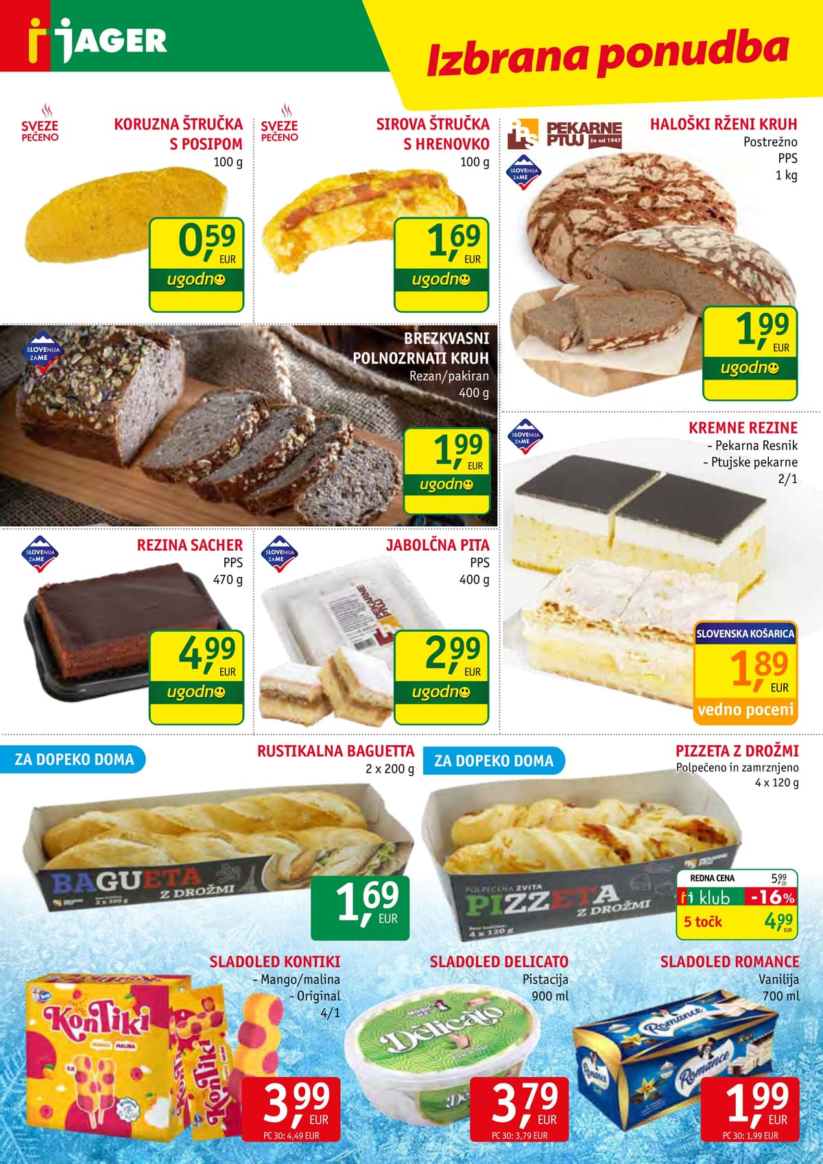 Stran 6. Jager kataloga - Živila