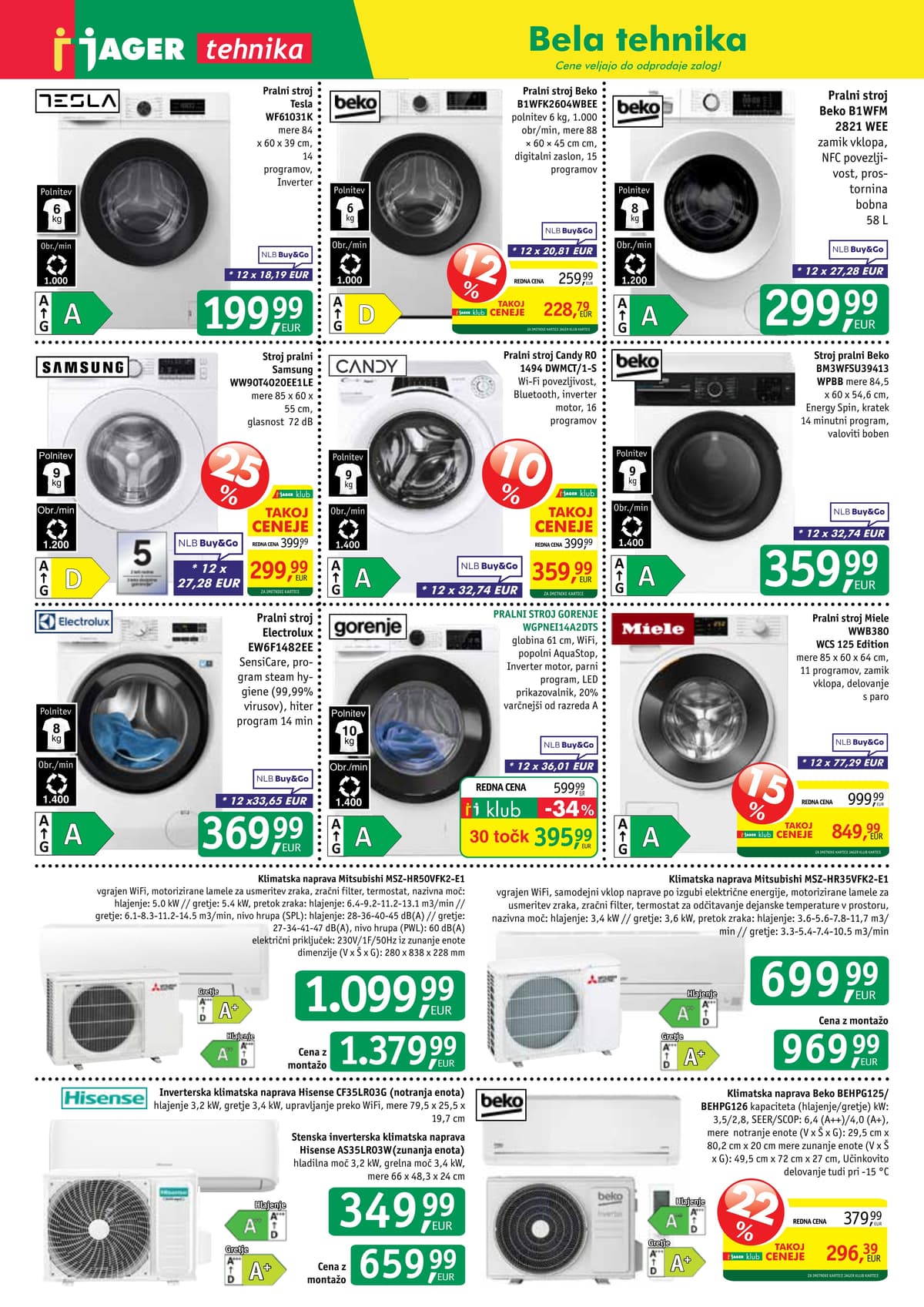 Stran 12. Jager kataloga - Tehnika