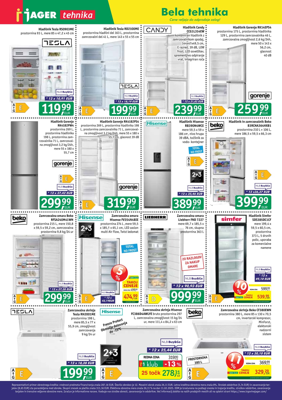 Stran 13. Jager kataloga - Tehnika od 07.04.2026.