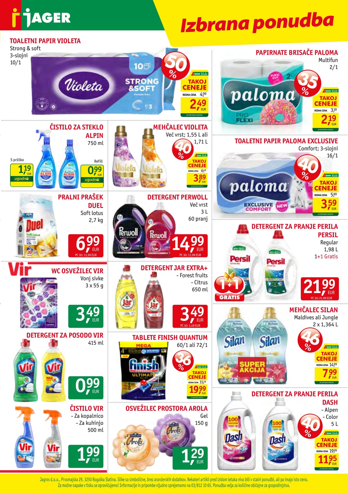 Stran 15. Jager kataloga - Živila