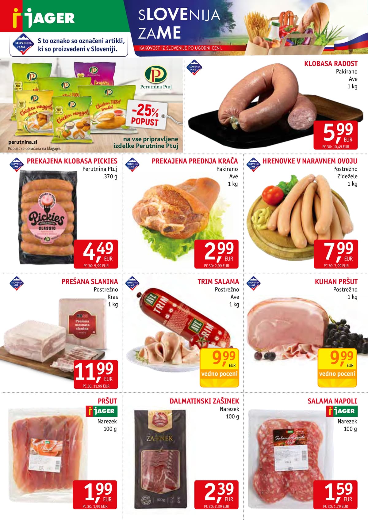 Stran 2. Jager kataloga - Živila od 14.04.2026.