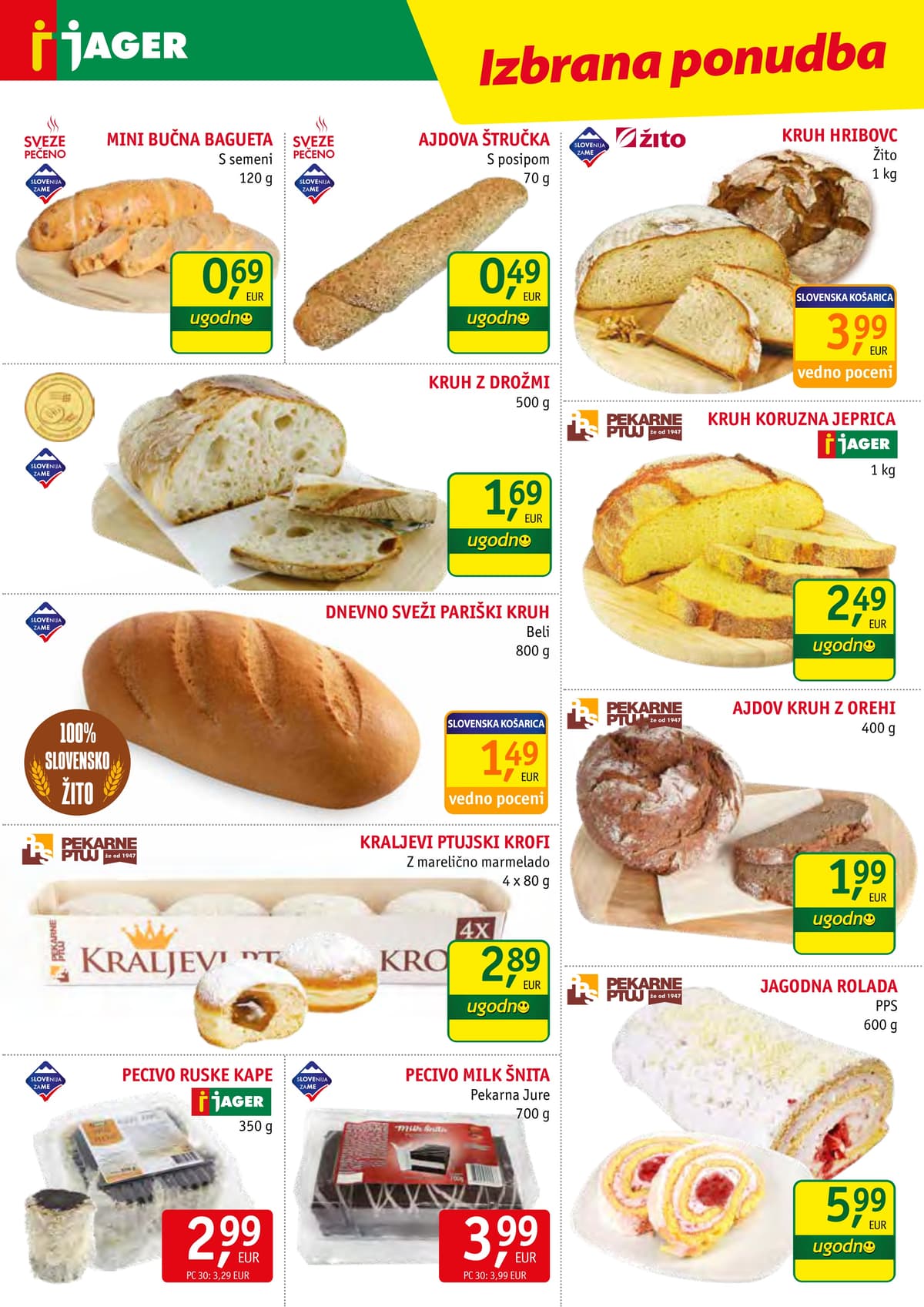 Stran 6. Jager kataloga - Živila od 14.04.2026.