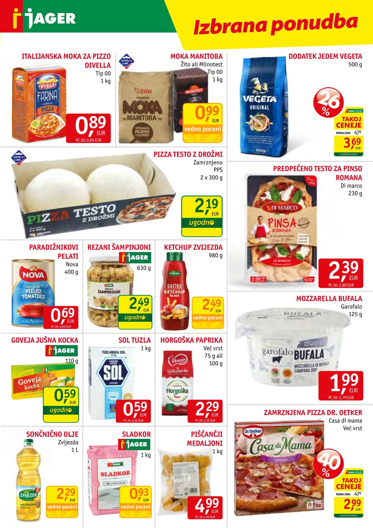 Stran 7. Jager kataloga - Živila