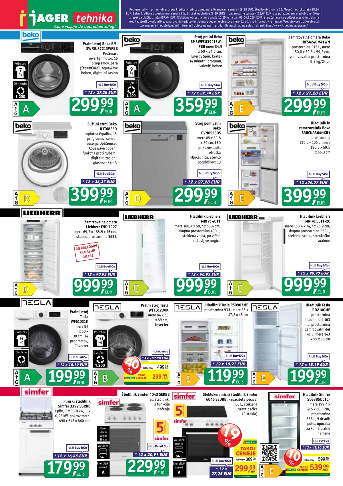 Stran 13. Jager kataloga - Tehnika od 14.04.2026.