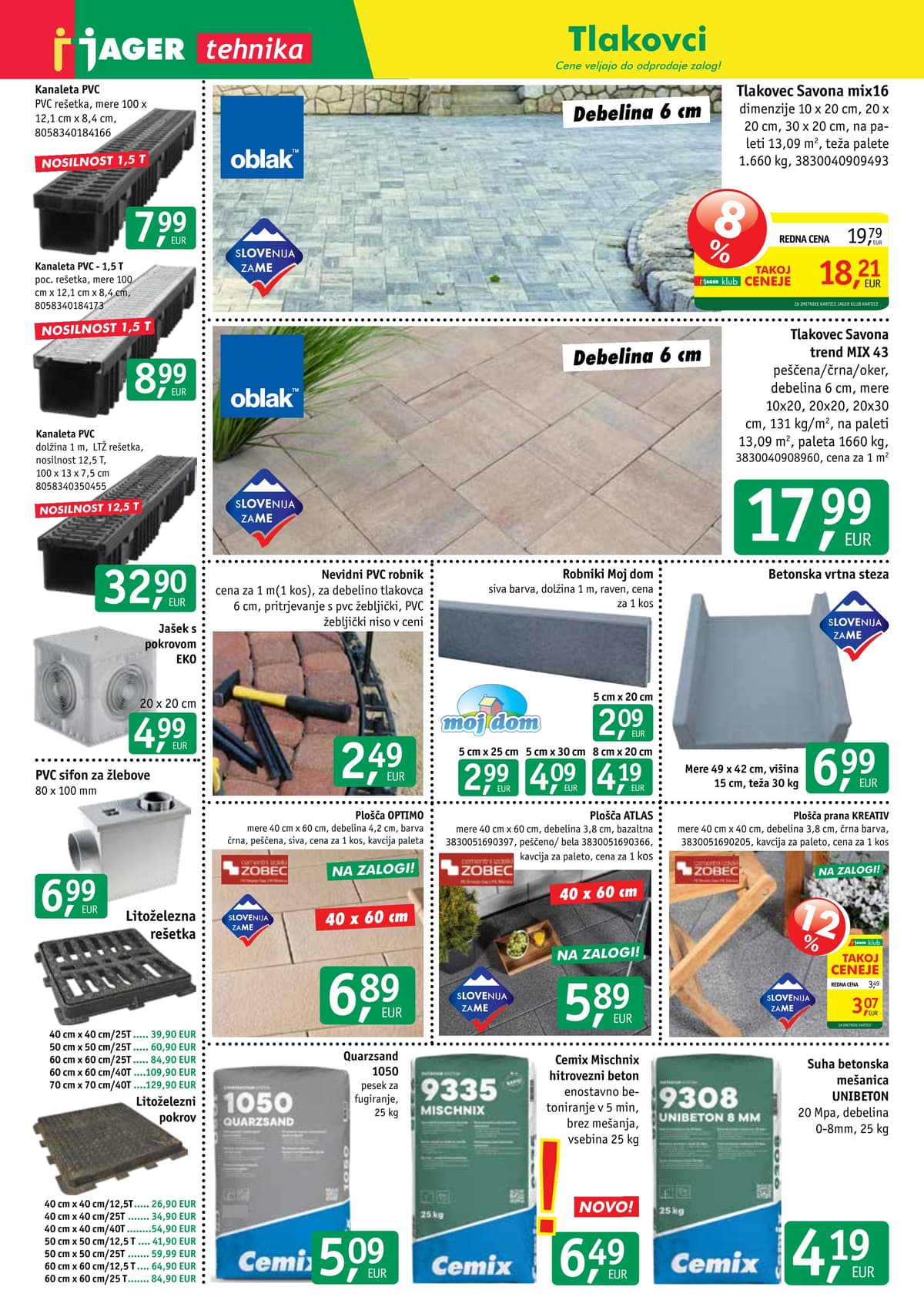 Stran 6. Jager kataloga - Tehnika