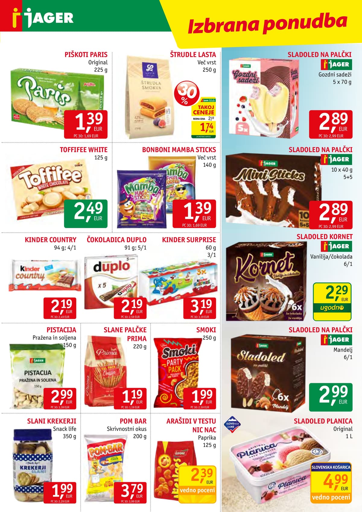 Stran 11. Jager kataloga - Akcijska Ponudba