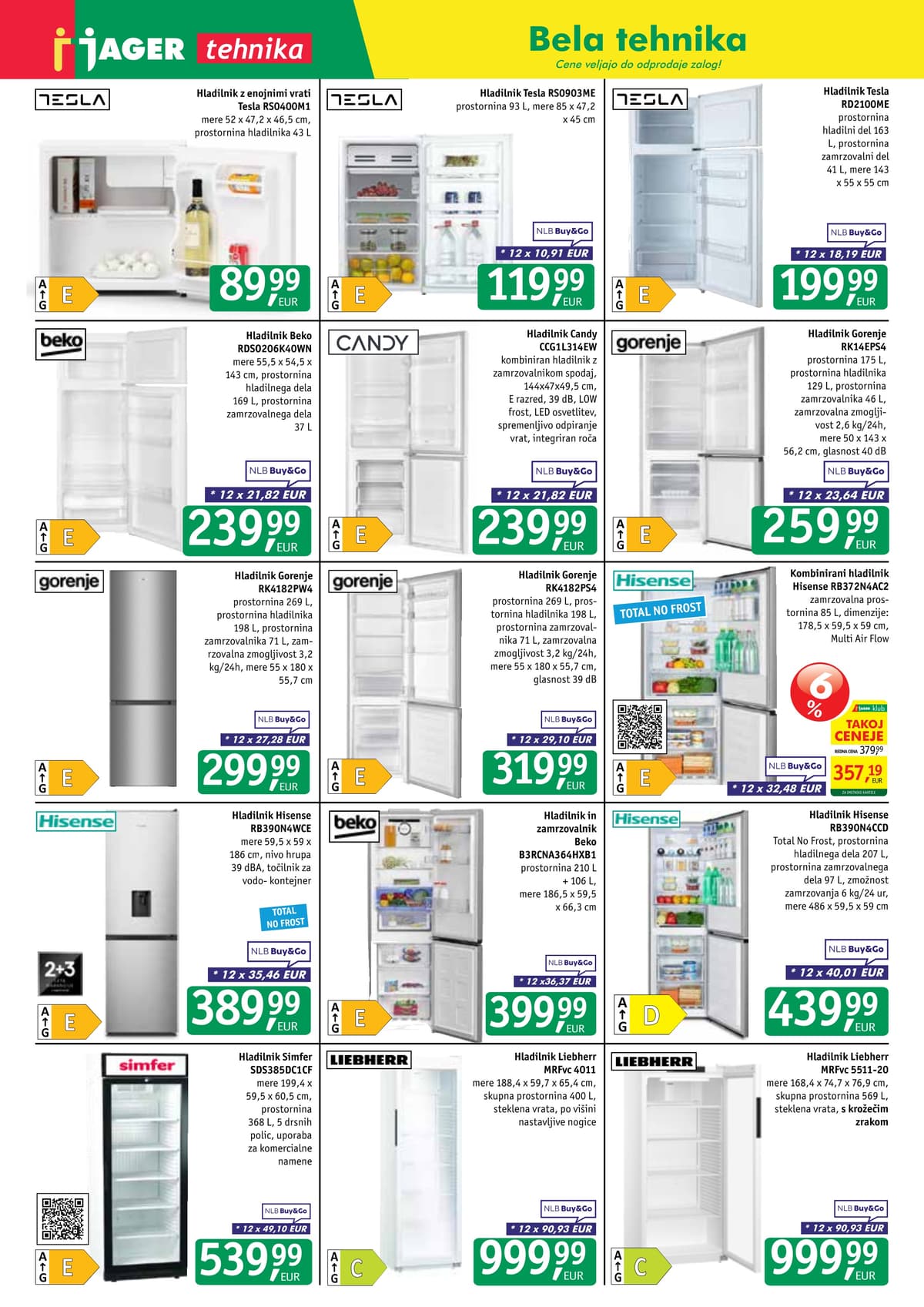 Stran 14. Jager kataloga - Tehnika od 21.04.2026.