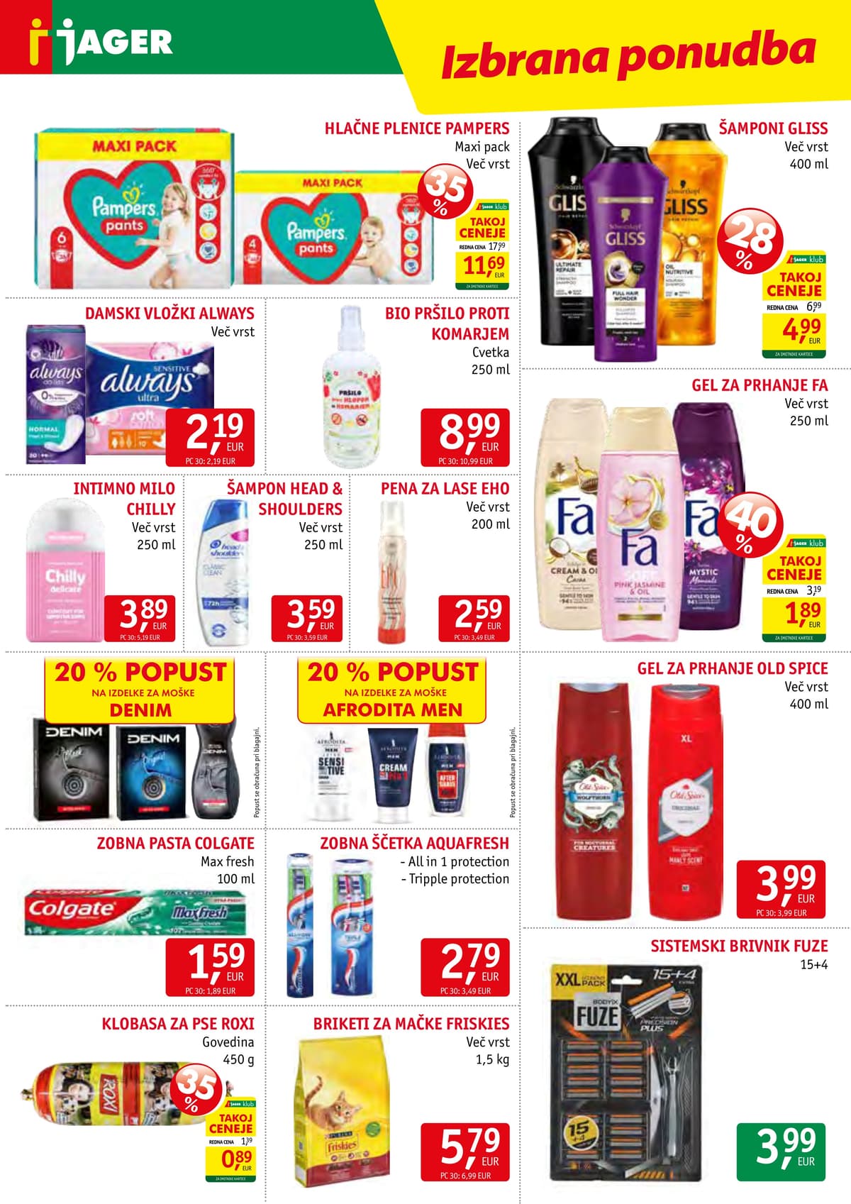 Stran 14. Jager kataloga - Živila od 28.04.2026.