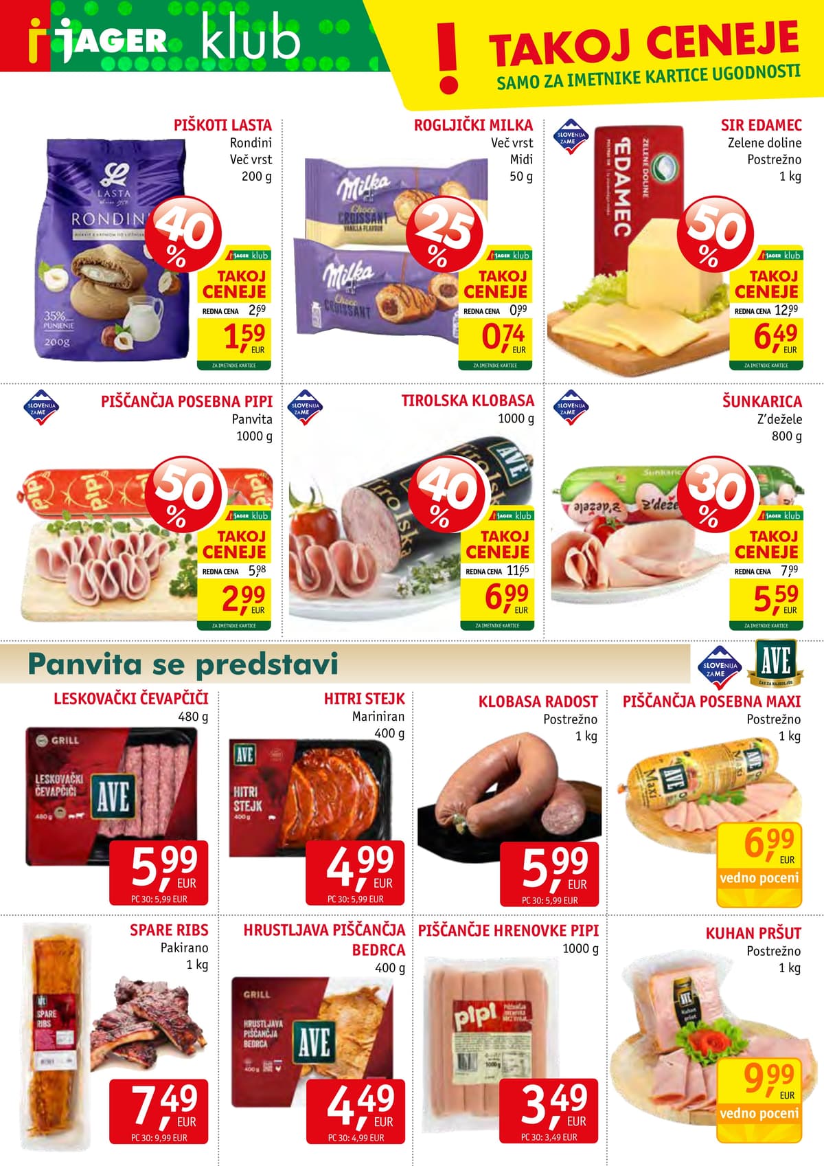 Stran 4. Jager kataloga - Živila