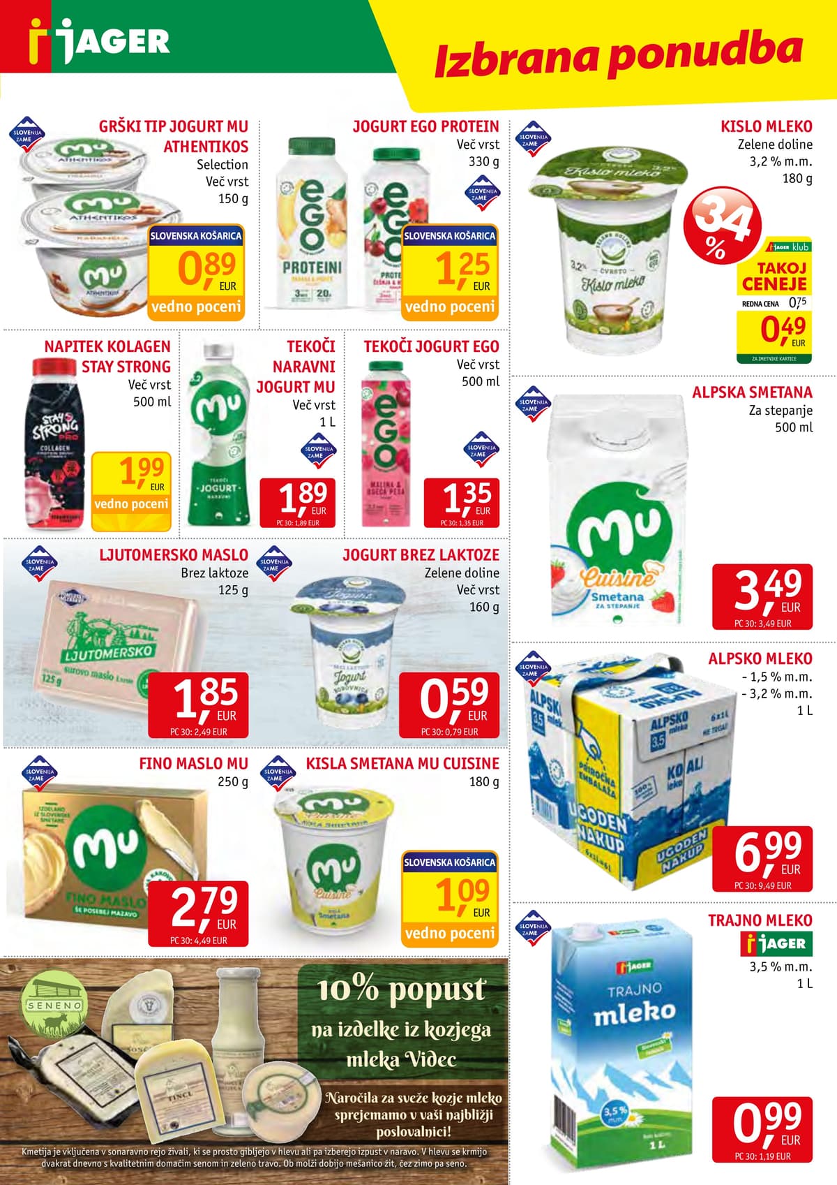 Stran 5. Jager kataloga - Živila