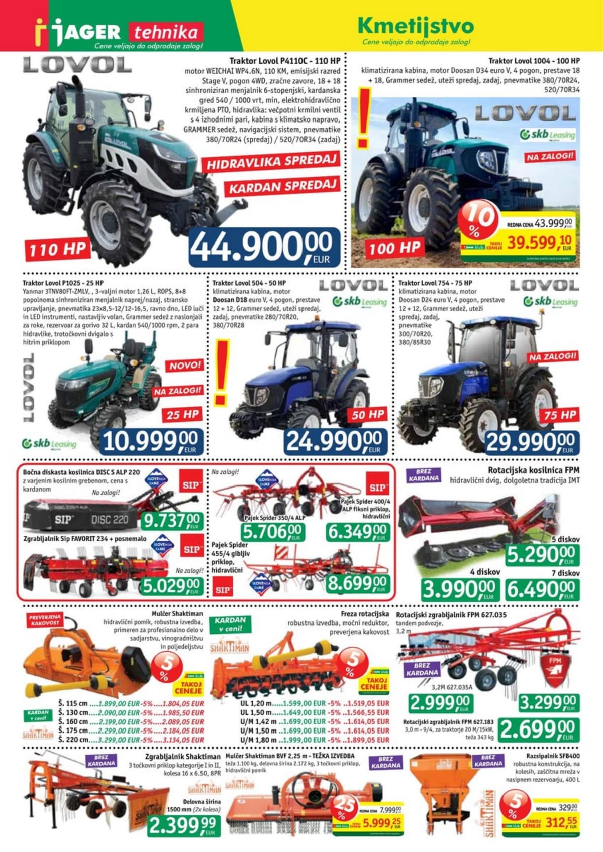 Stran 2. Jager kataloga - Tehnika od 05.05.2026.