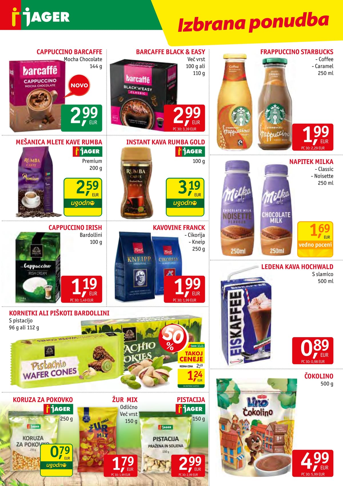 Stran 10. Jager kataloga - Živila od 12.05.2026.