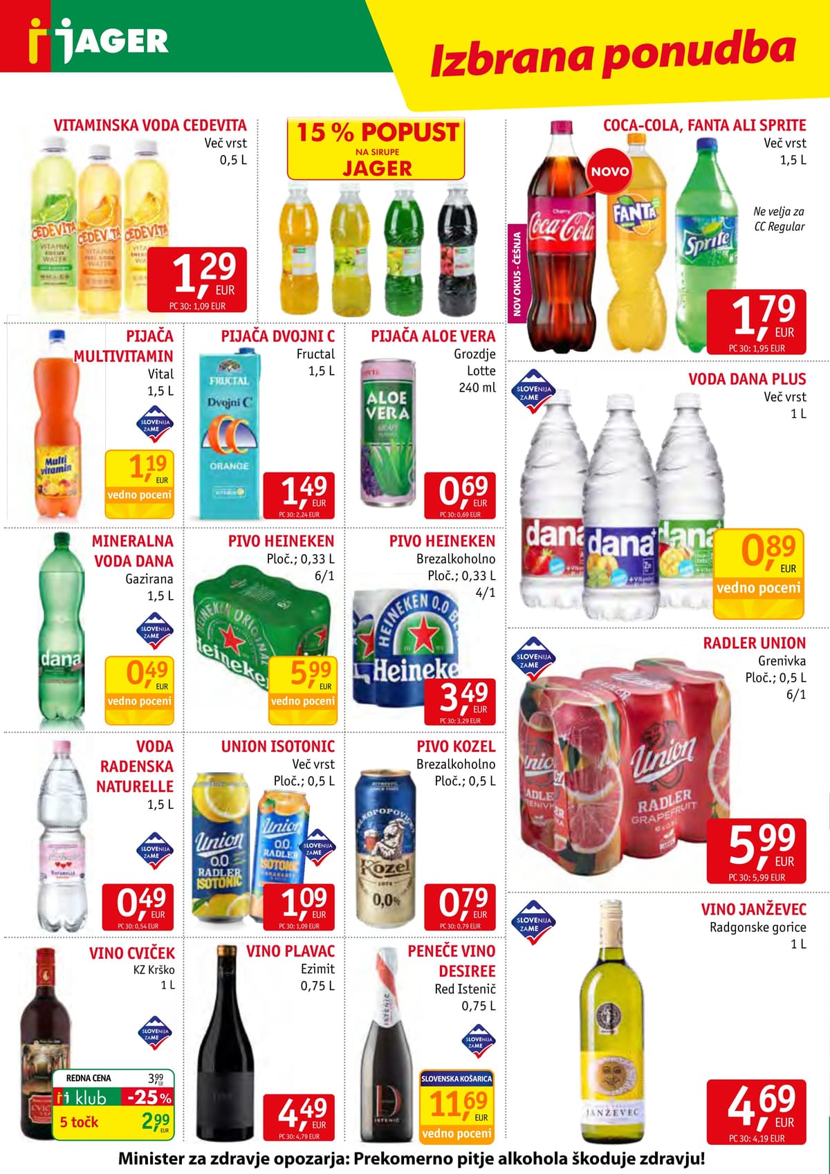 Stran 12. Jager kataloga - Živila od 12.05.2026.