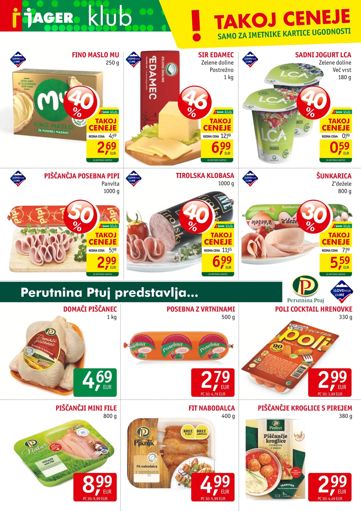 Stran 4. Jager kataloga - Živila
