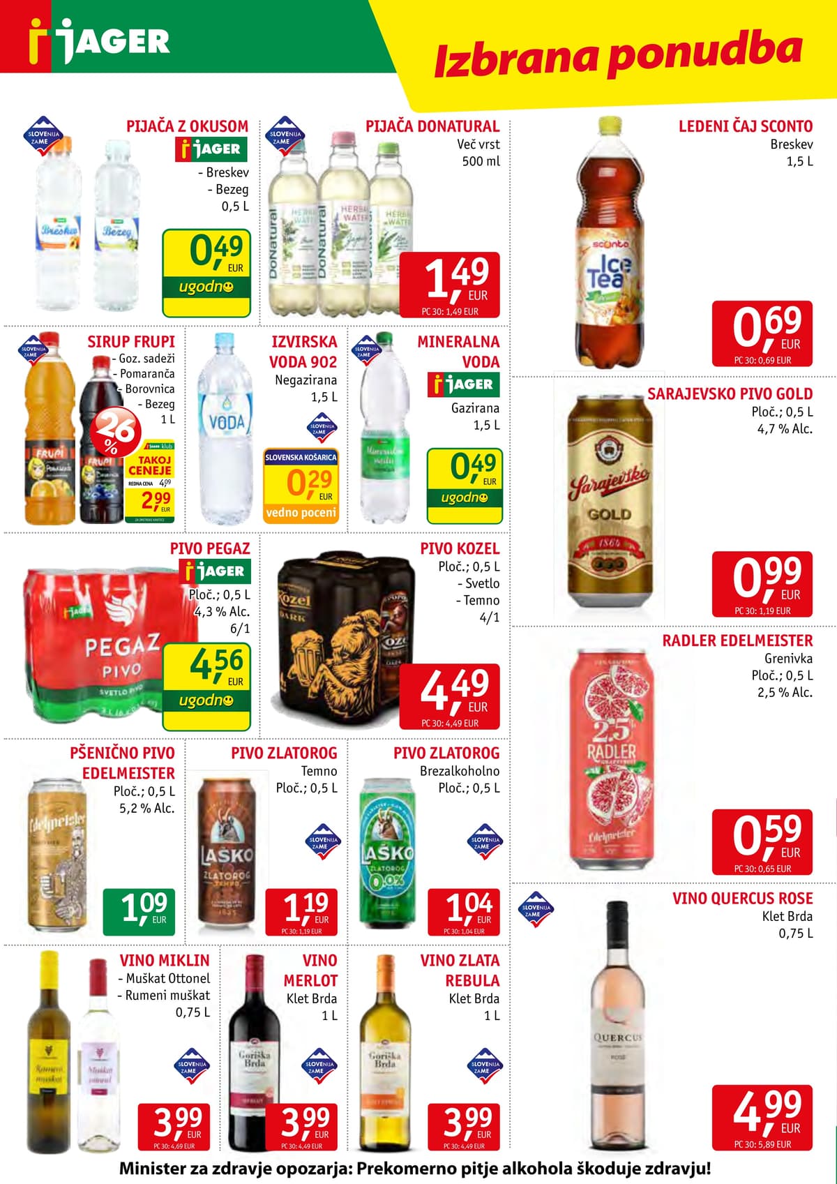 Stran 12. Jager kataloga - Živila od 26.05.2026.