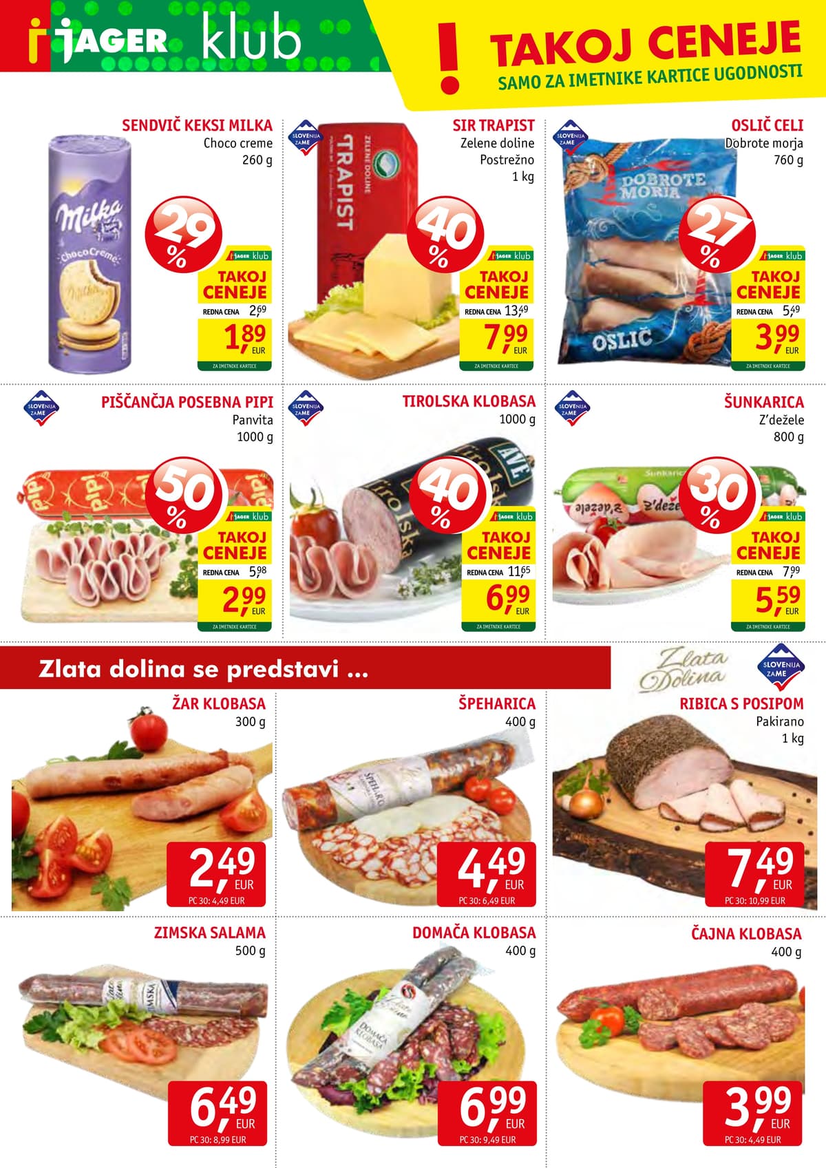 Stran 4. Jager kataloga - Živila