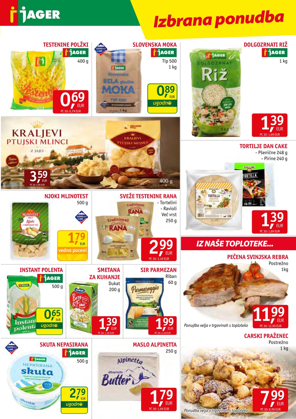 Stran 7. Jager kataloga - Živila