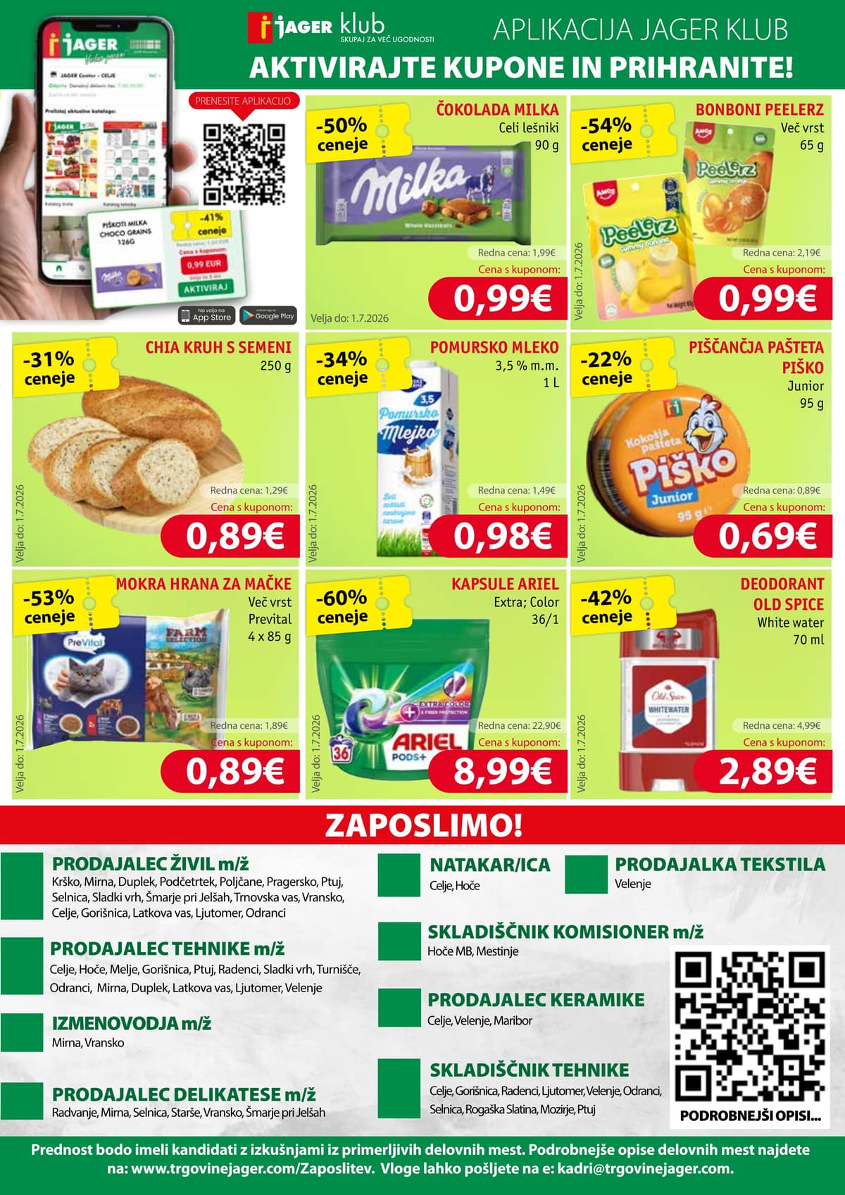 Stran 13. Jager kataloga - Živila od 09.06.2026