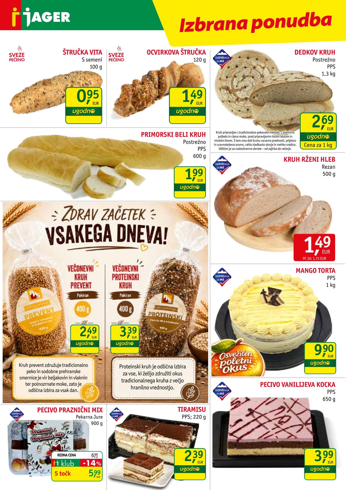 Stran 6. Jager kataloga - Živila od 09.06.2026