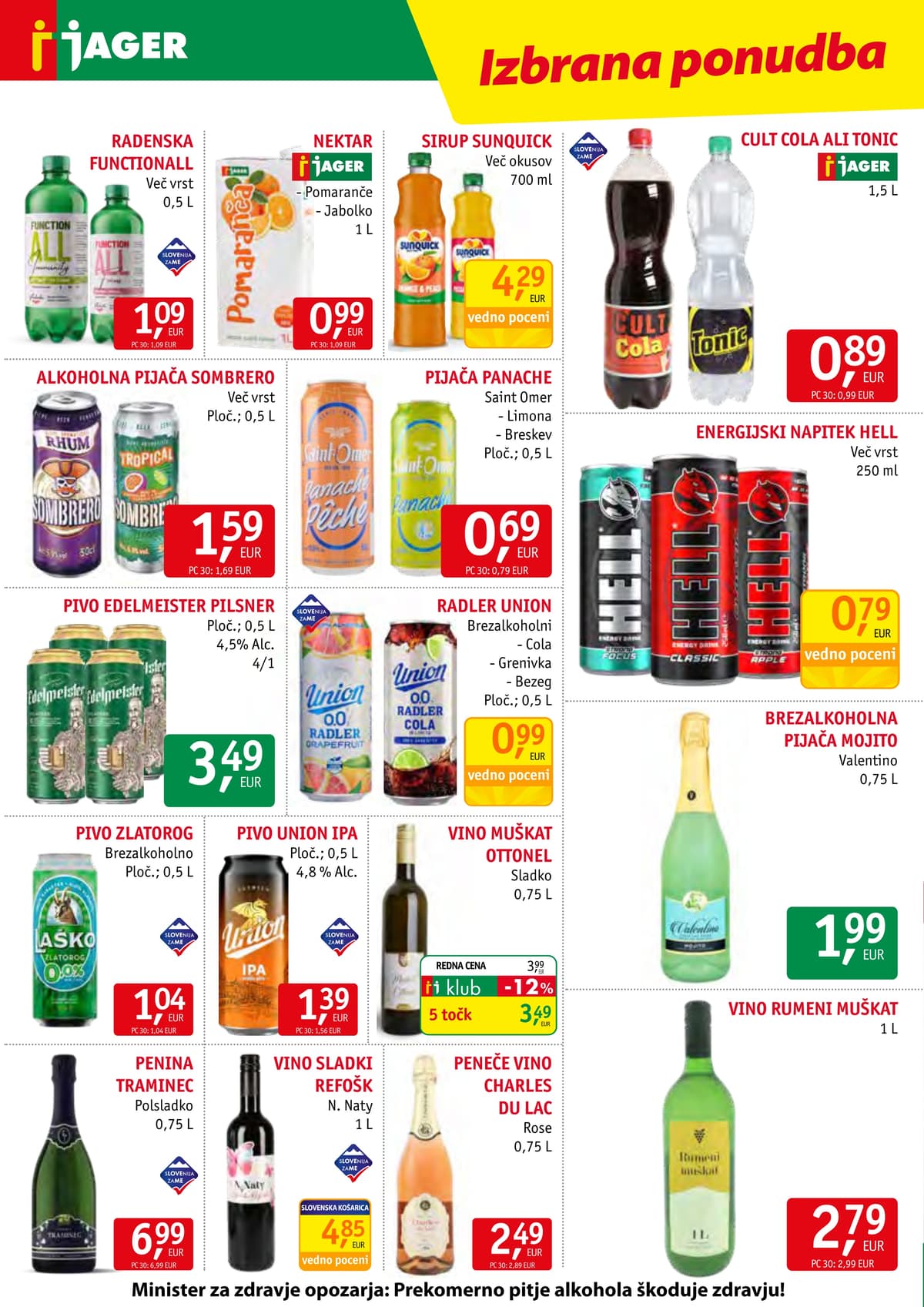 Stran 12. Jager kataloga - Živila od 24.06.2026