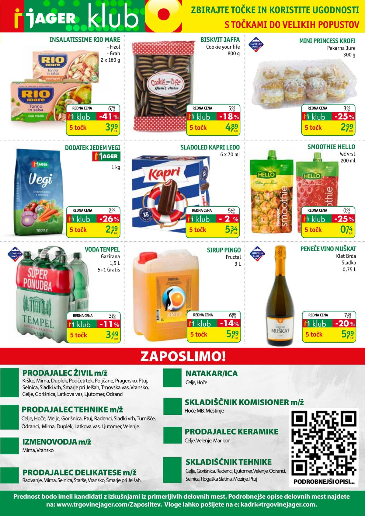 Stran 13. Jager kataloga - Živila