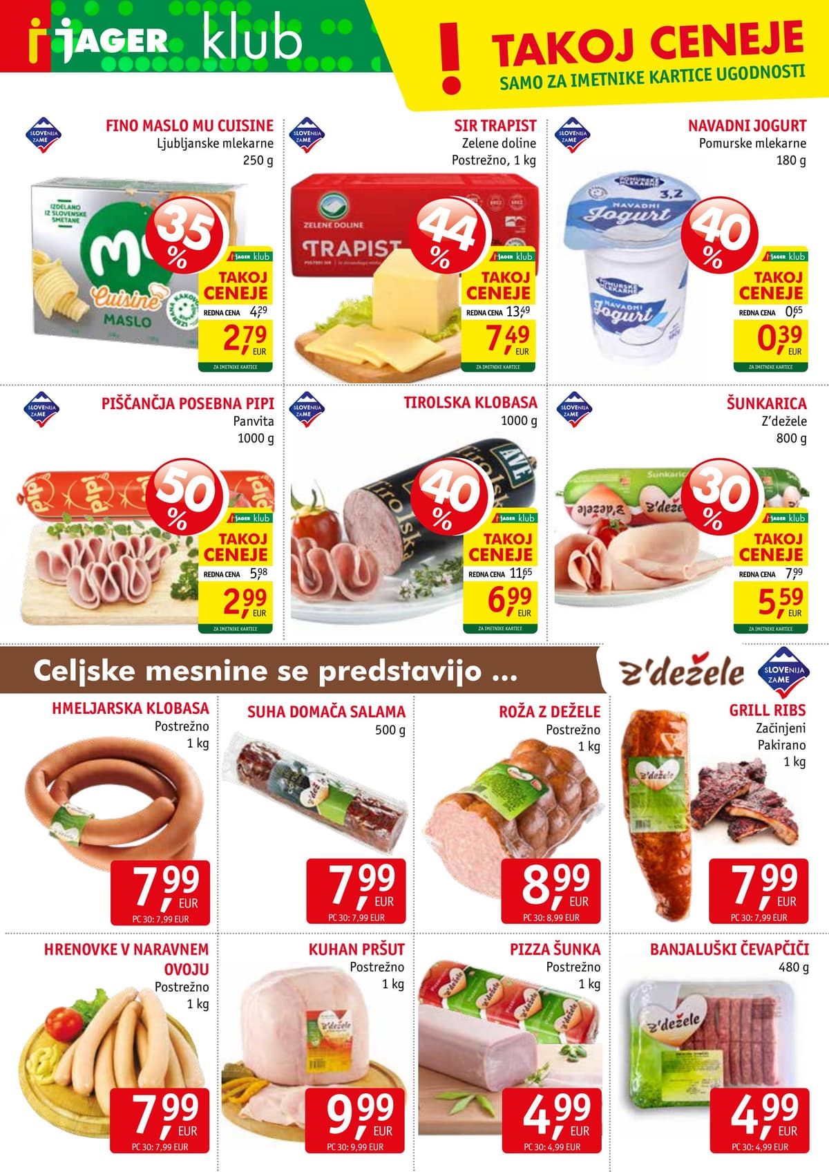 Stran 4. Jager kataloga - Živila od 22.07.2026