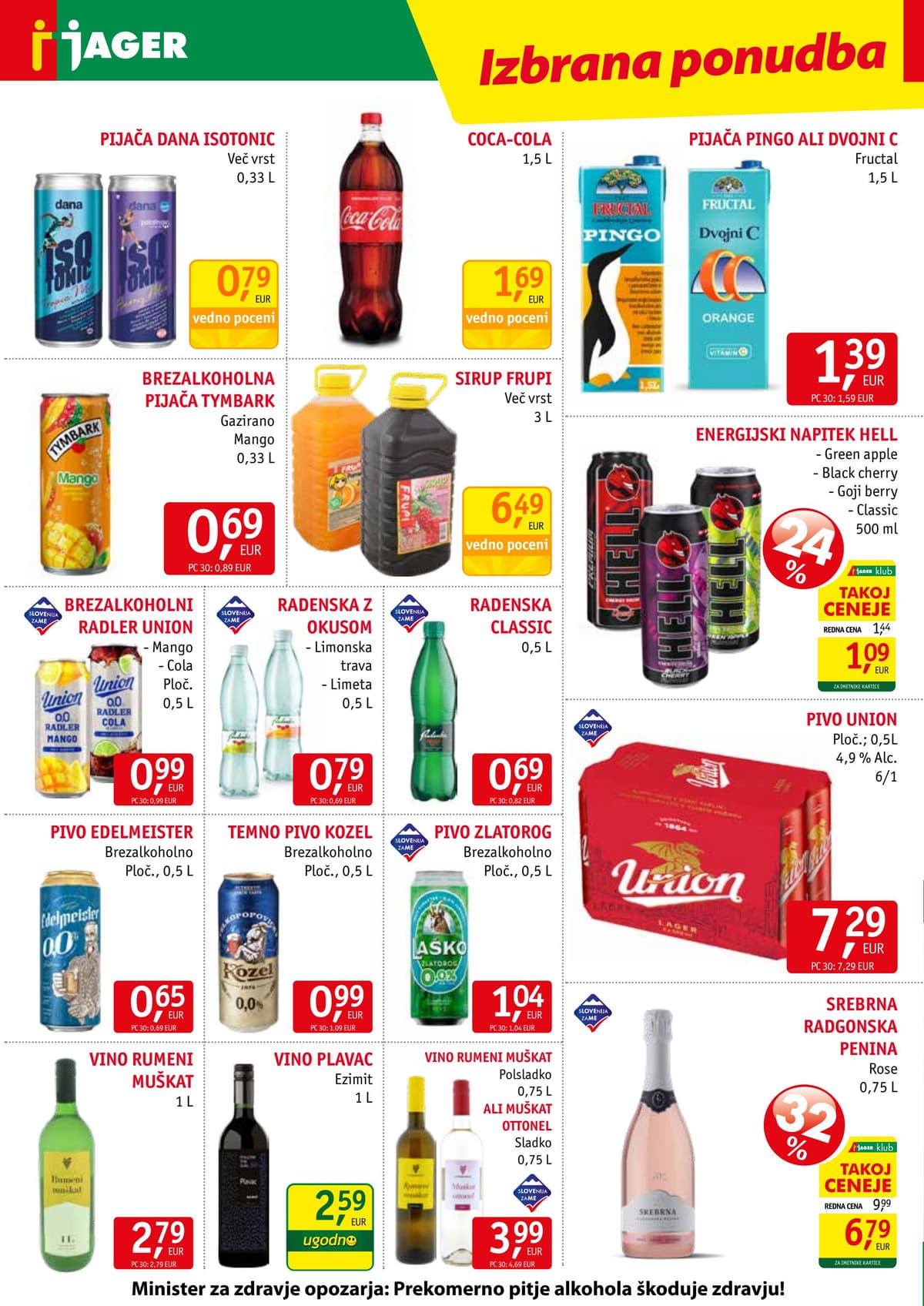 Stran 12. Jager kataloga - Živila od 22.07.2026