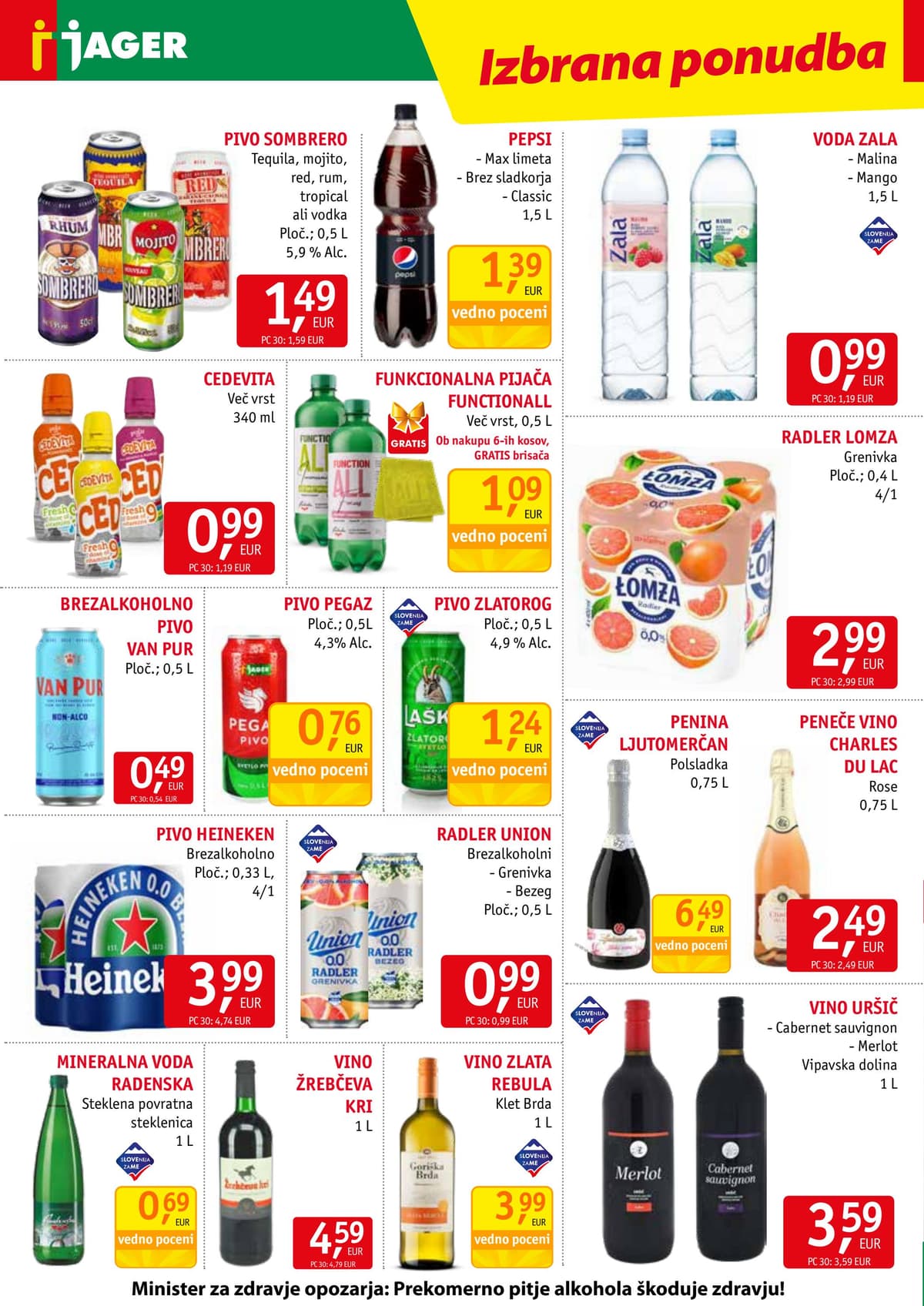 Stran 12. Jager kataloga - Živila od 28.07.2026
