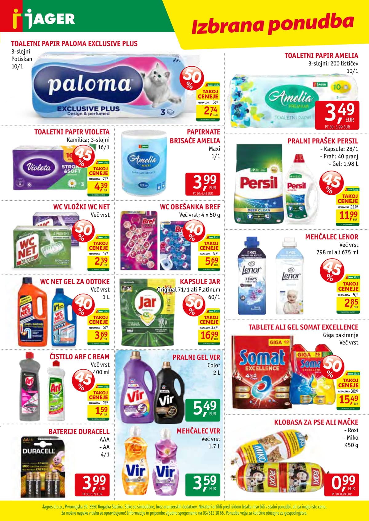 Stran 15. Jager kataloga - Živila od 19.08.2026.