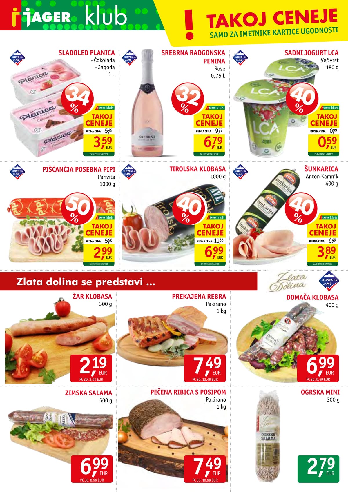 Stran 4. Jager kataloga - Živila od 19.08.2026.