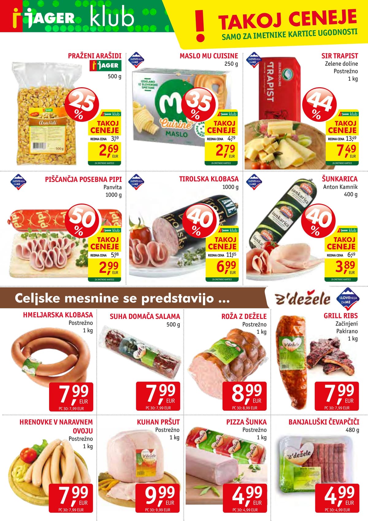 Stran 4. Jager kataloga - Živila od 26.08.2026.