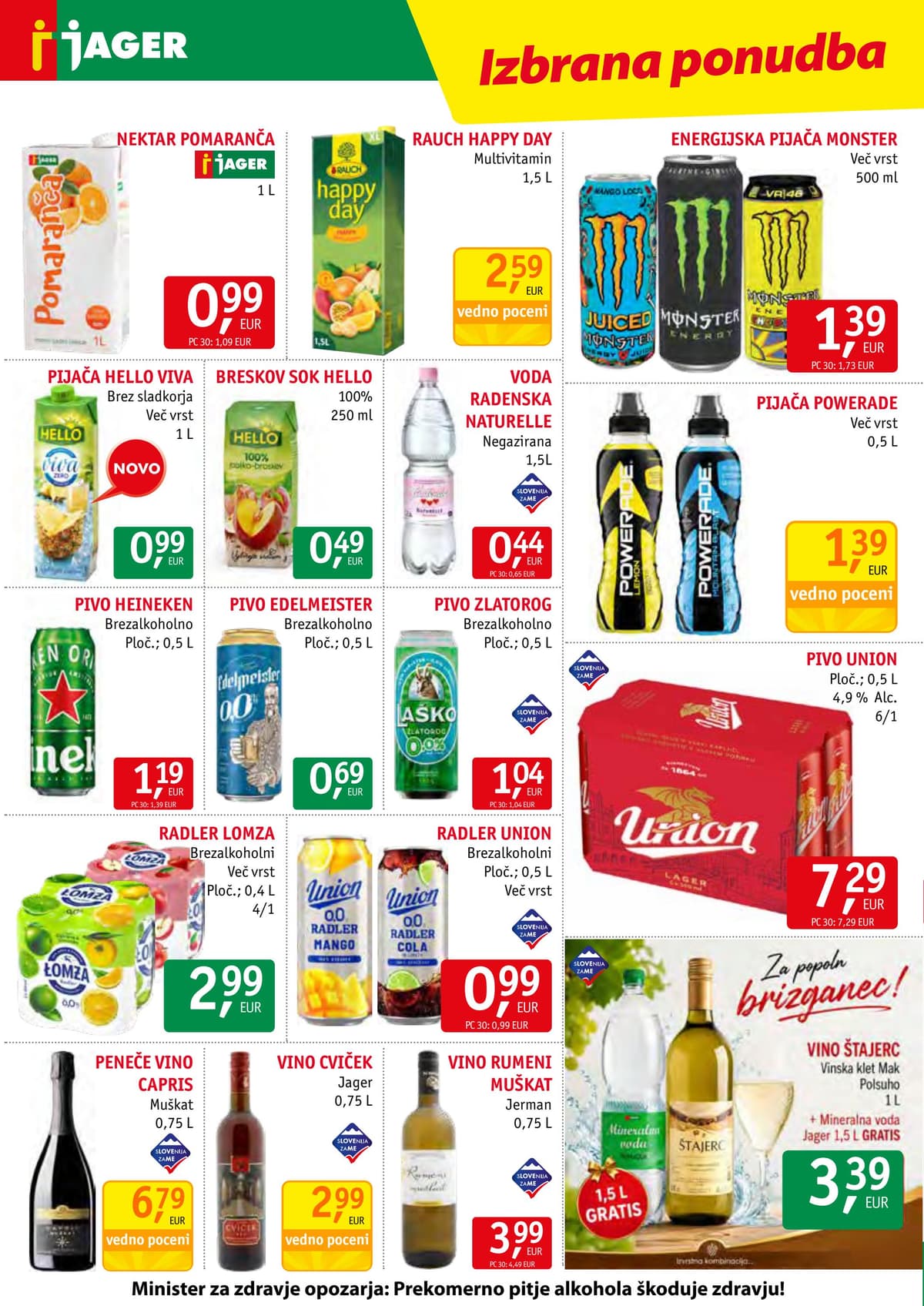 Stran 12. Jager kataloga - Živila od 26.08.2026.