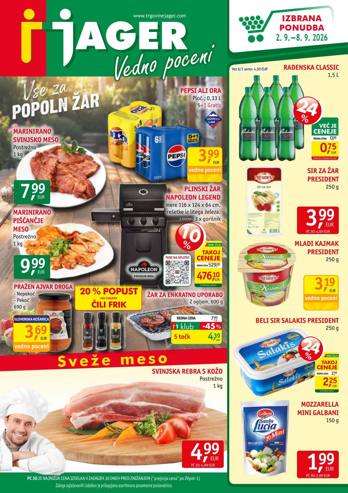 Stran 1. Jager kataloga - Živila
