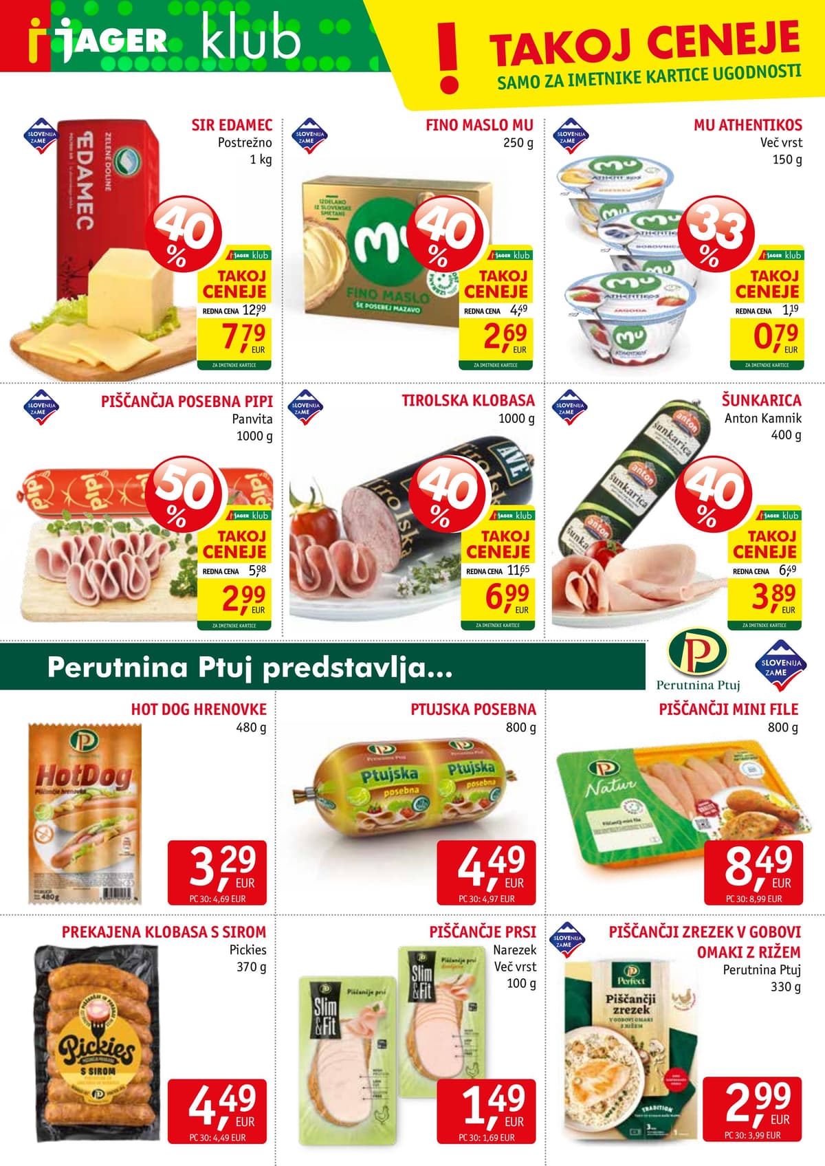 Stran 4. Jager kataloga - Živila