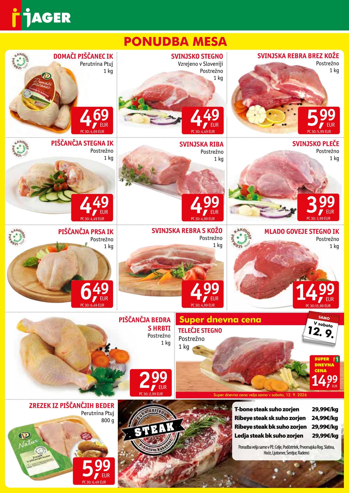 Stran 3. Jager kataloga - Živila