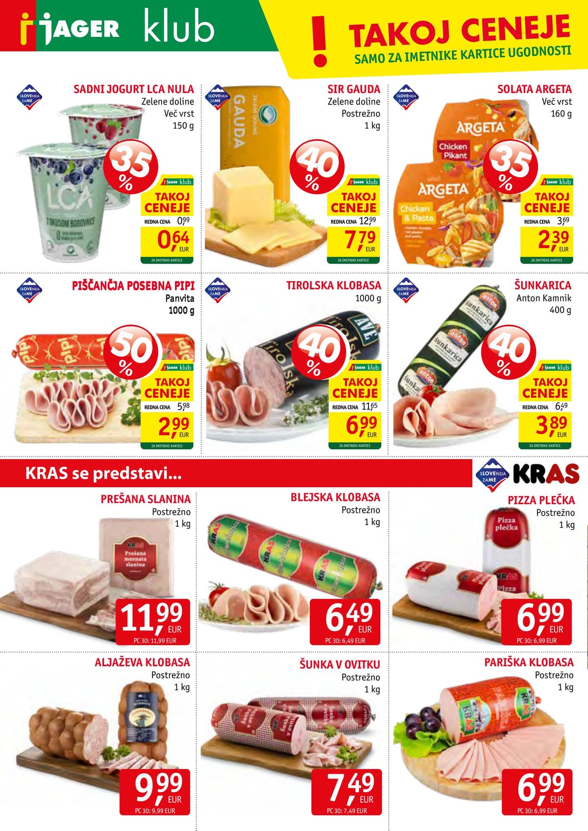 Stran 4. Jager kataloga - Živila od 08.09.2026.