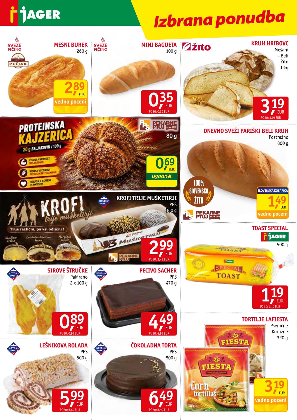Stran 6. Jager kataloga - Živila od 08.09.2026.