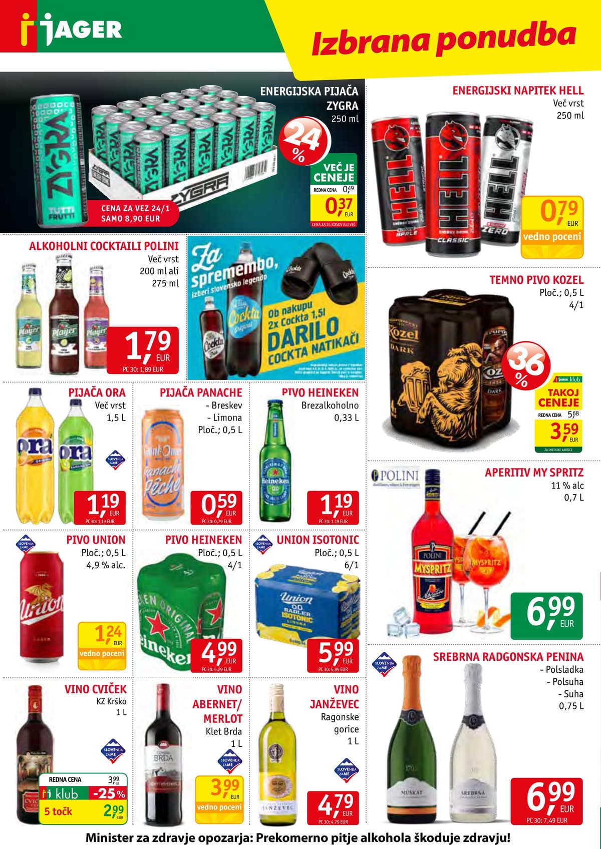 Stran 12. Jager kataloga - Živila