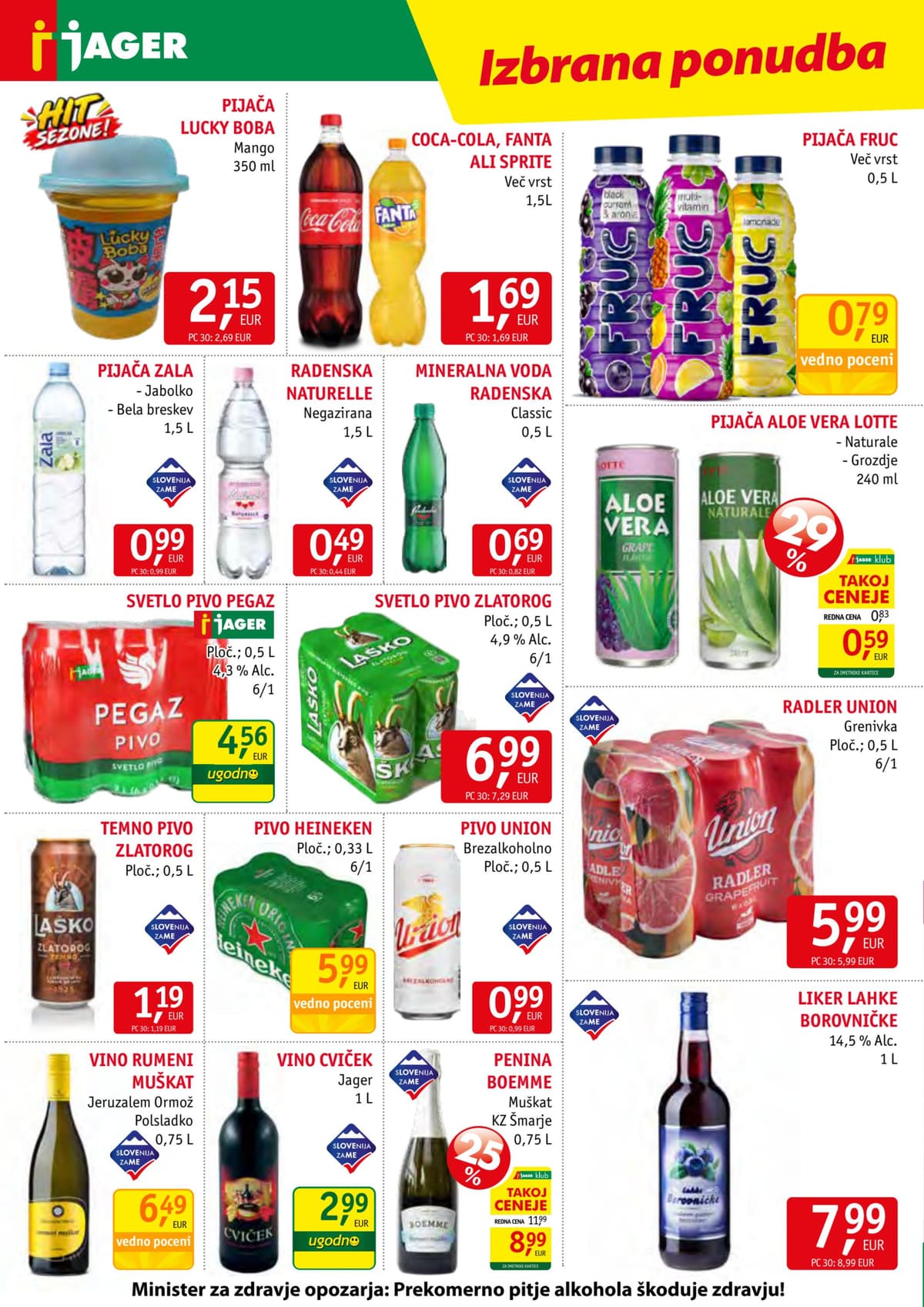 Stran 12. Jager kataloga - Živila od 15.09.2026.