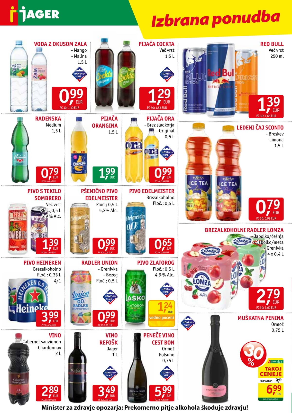 Stran 12. Jager kataloga - Živila
