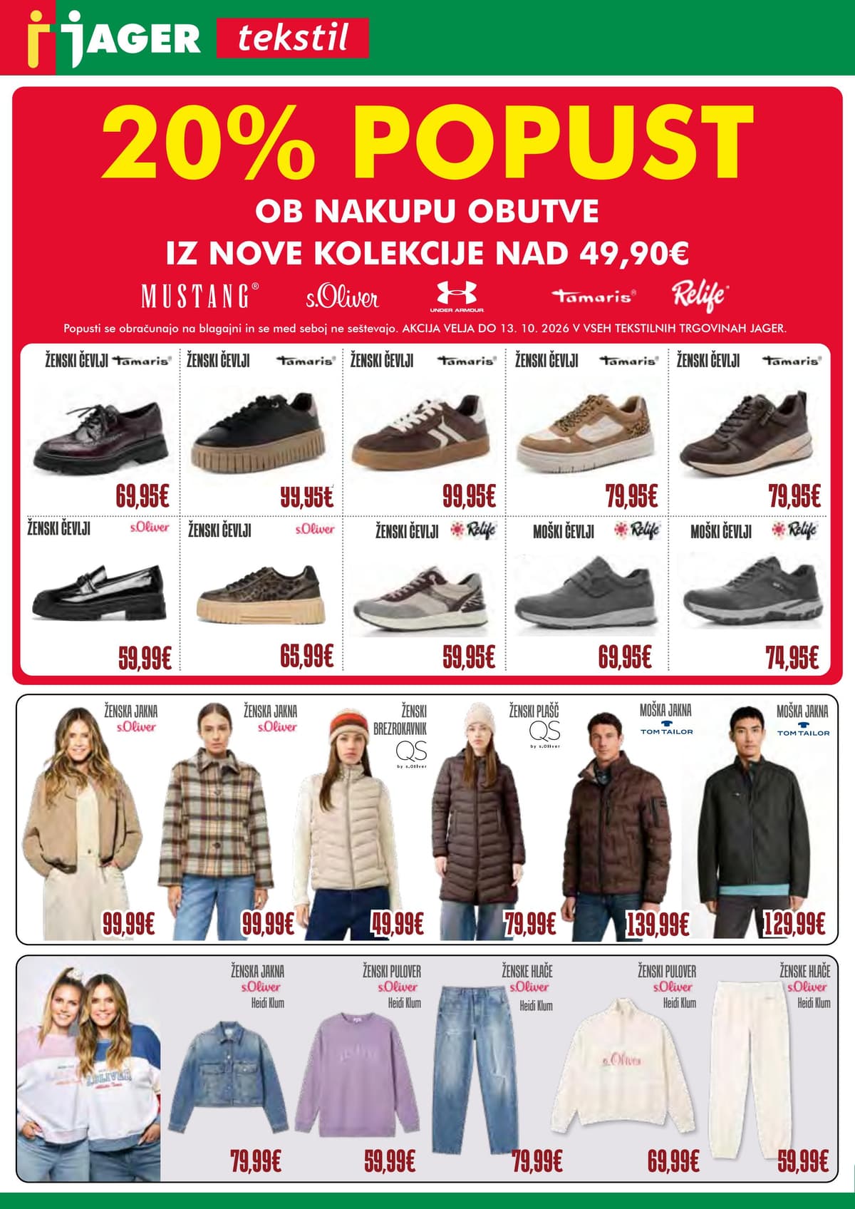 Jager katalog od 10/07/2026 - Tekstil