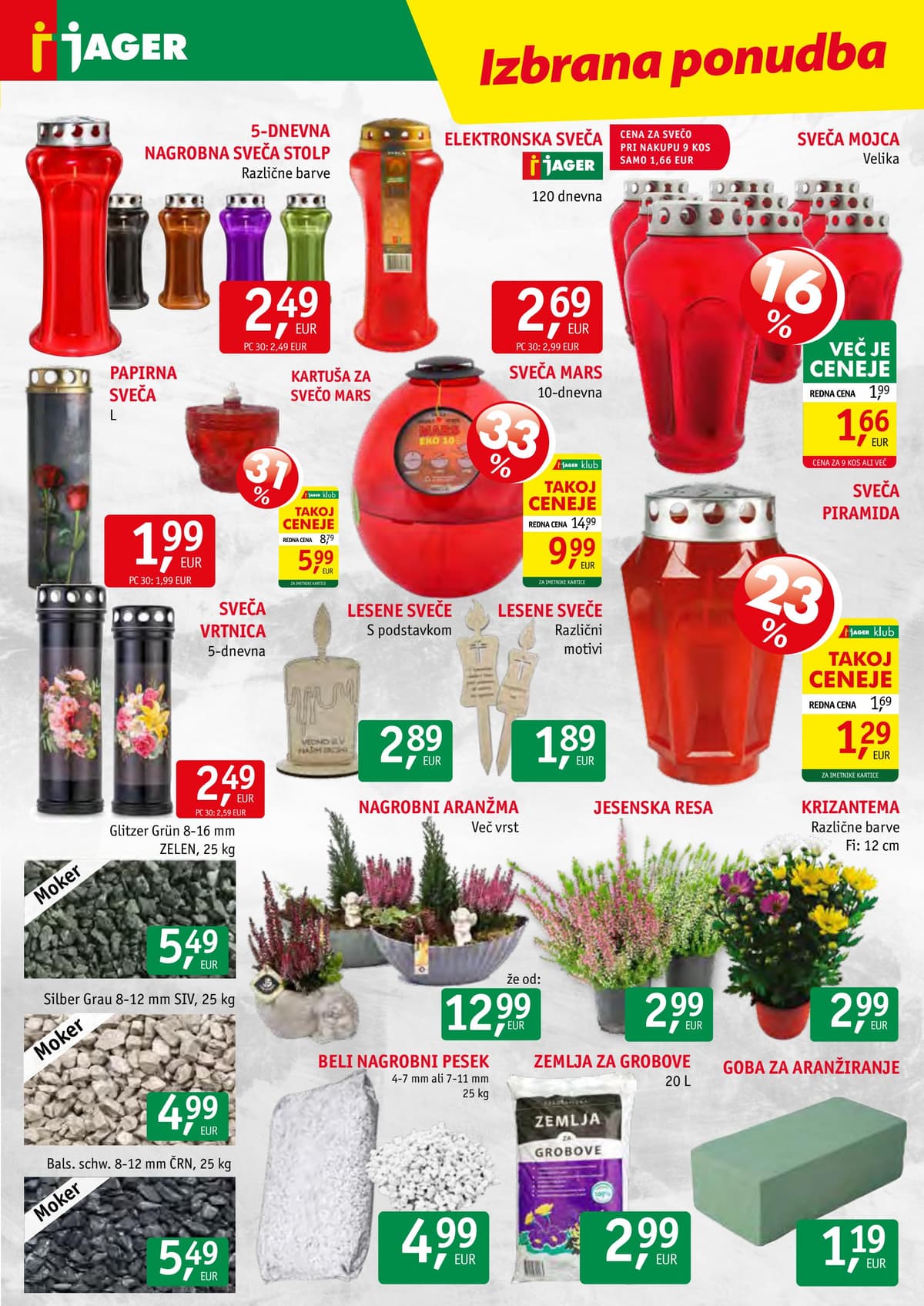Stran 13. Jager kataloga - Živila