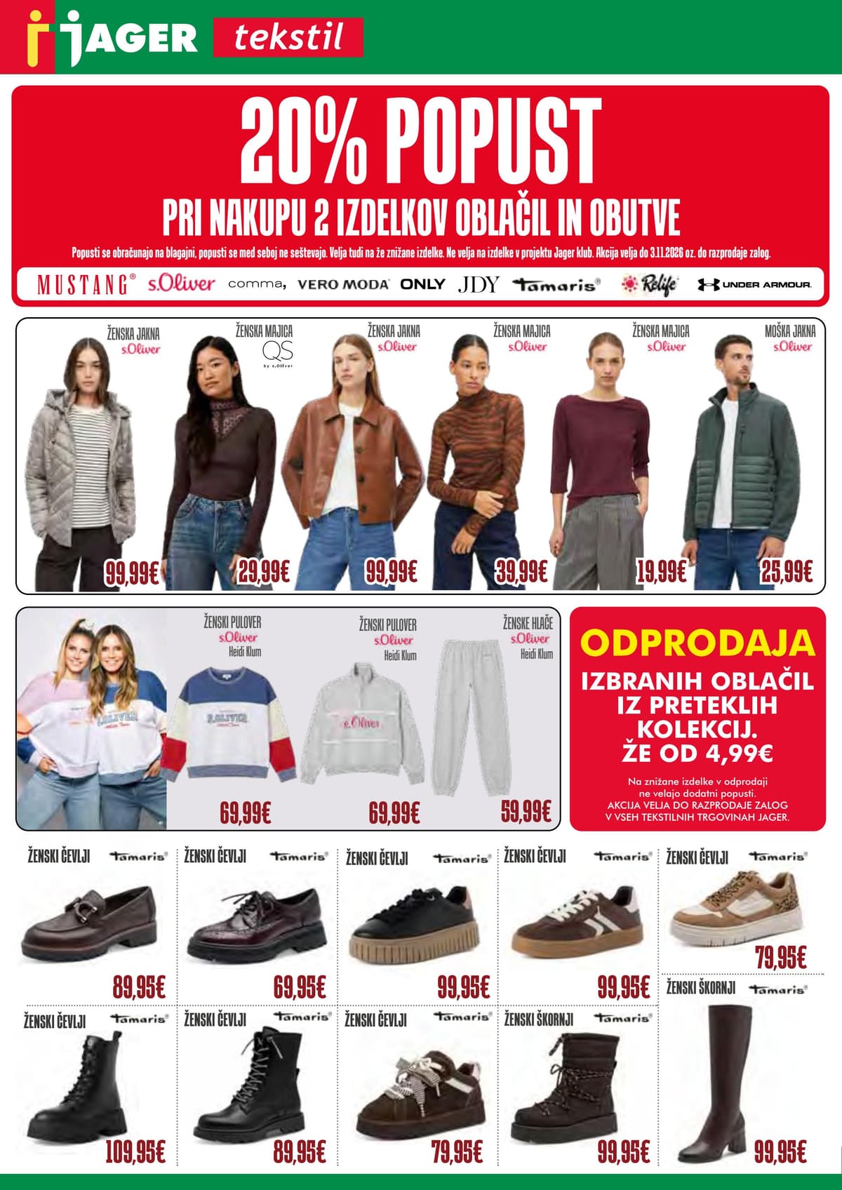 Jager katalog od 28.10.2026. - Tekstil